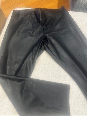 Express Black Faux Leather Leggings